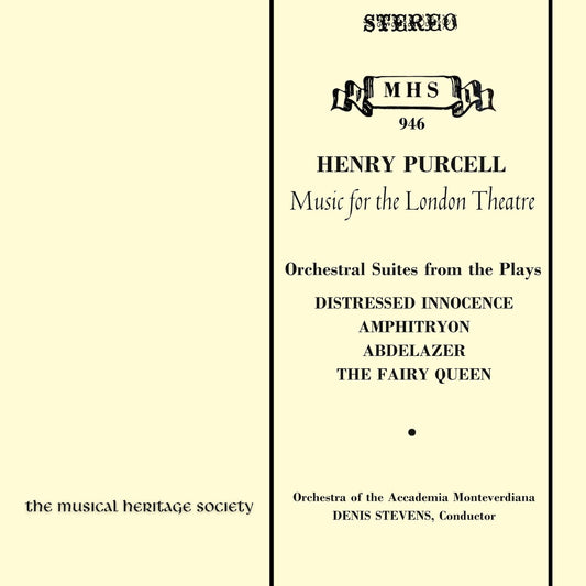 PURCELL: MUSIC FOR THE LONDON THEATER