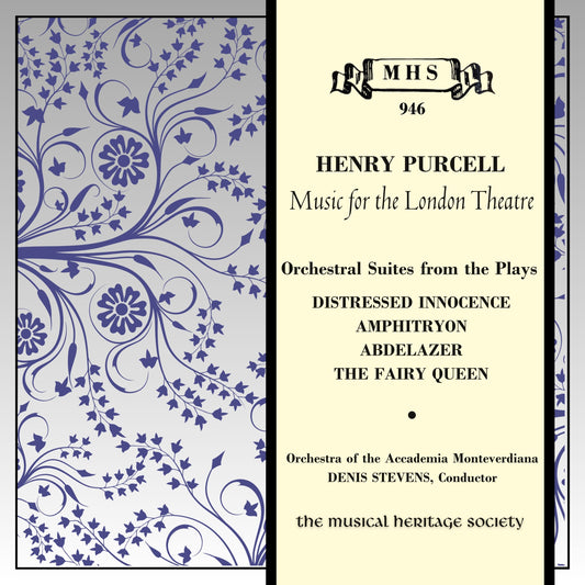 PURCELL: MUSIC FOR THE LONDON THEATER - Denis Stevens, Accademia Monteverdiana
