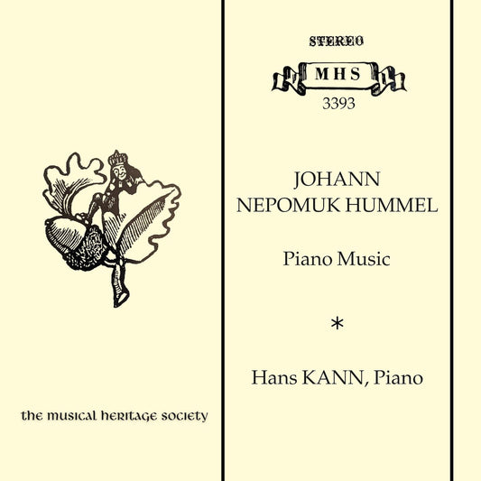 Hummel: Piano Music