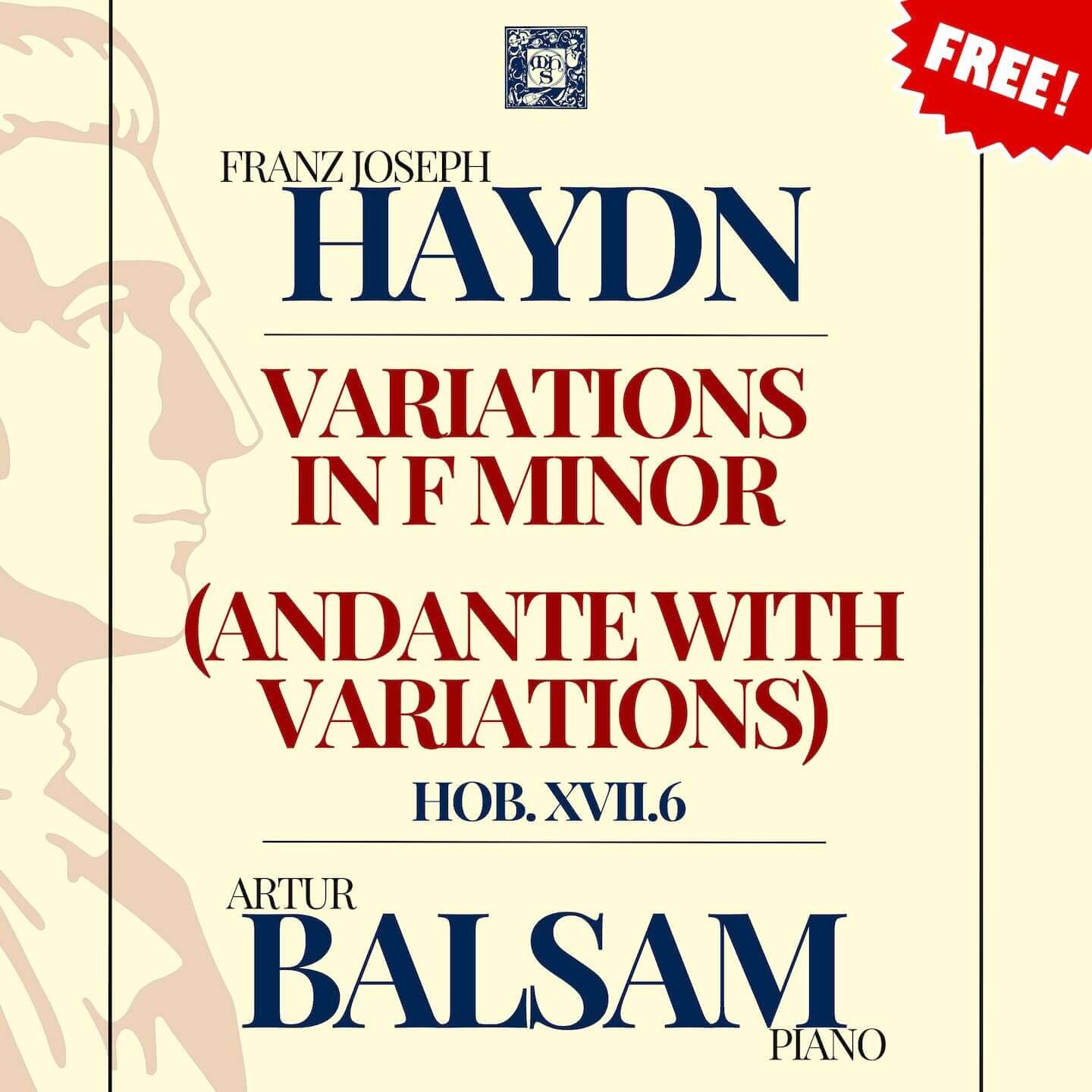 Variations in F Minor, Hob. XVII:6 (Andante with Variations)