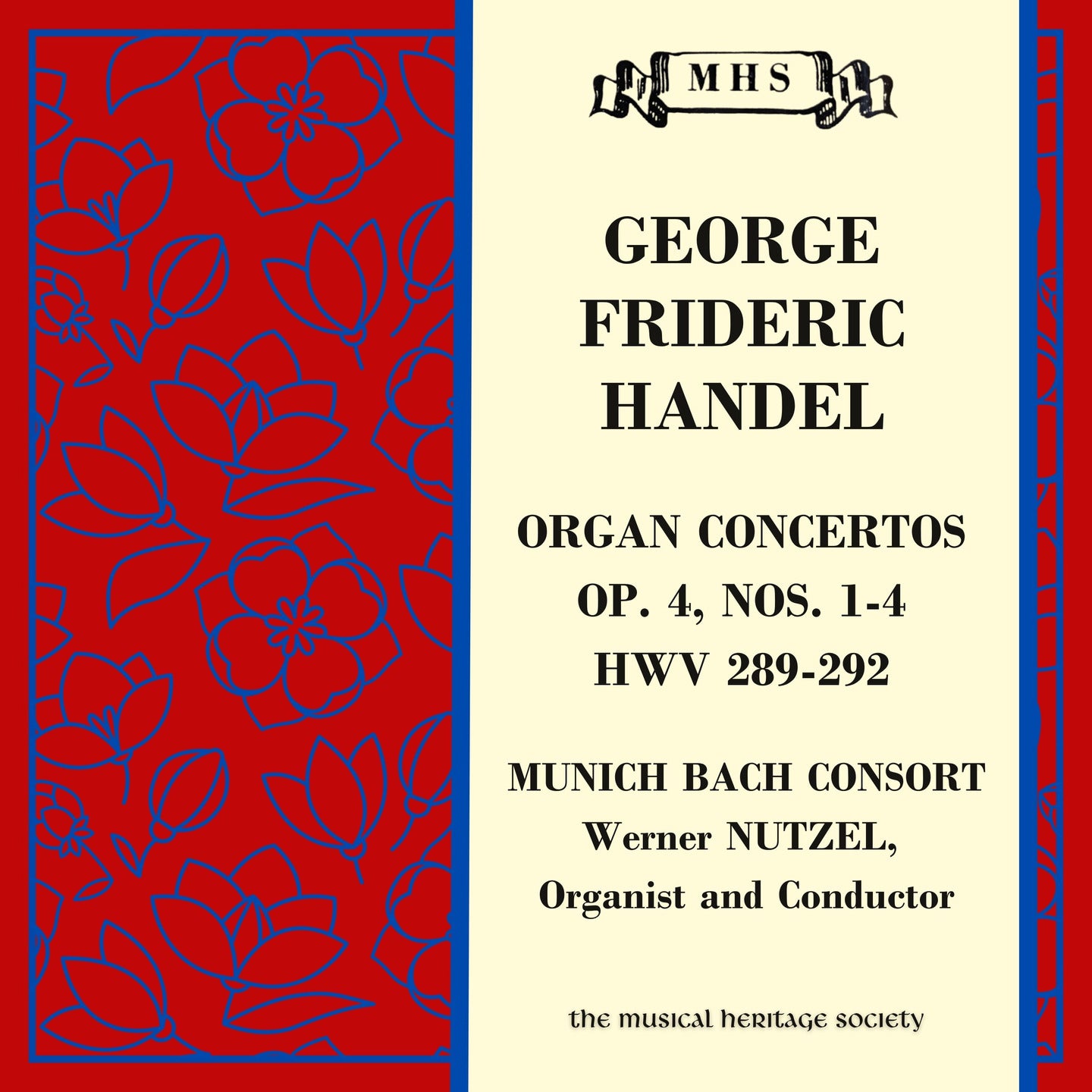 Handel: Organ Concertos, Op. 4, Nos. 1-4 HWV 289-292
