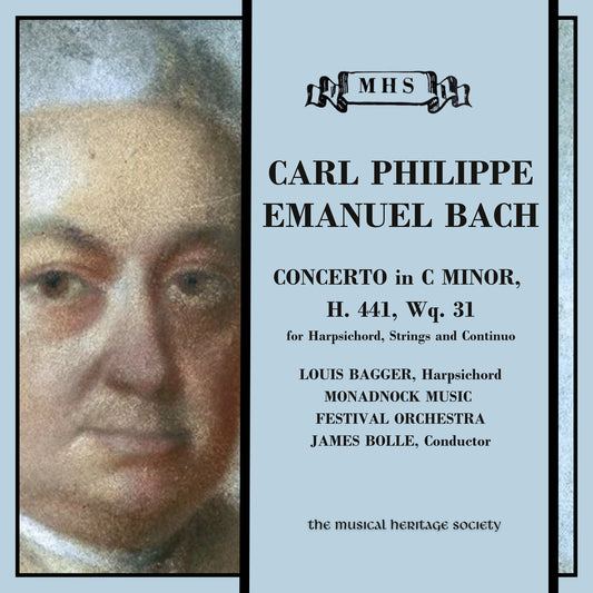 C.P.E. Bach: Harpsichord Concerto in C Minor, H. 441, Wq. 31