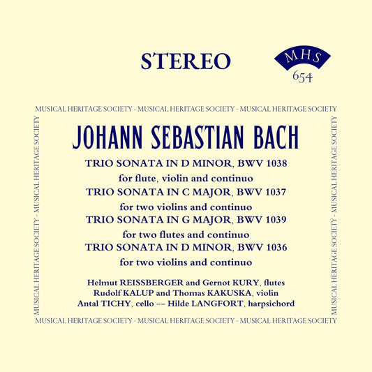 Trio Sonata in D Minor, BWV 1036: III. Largo