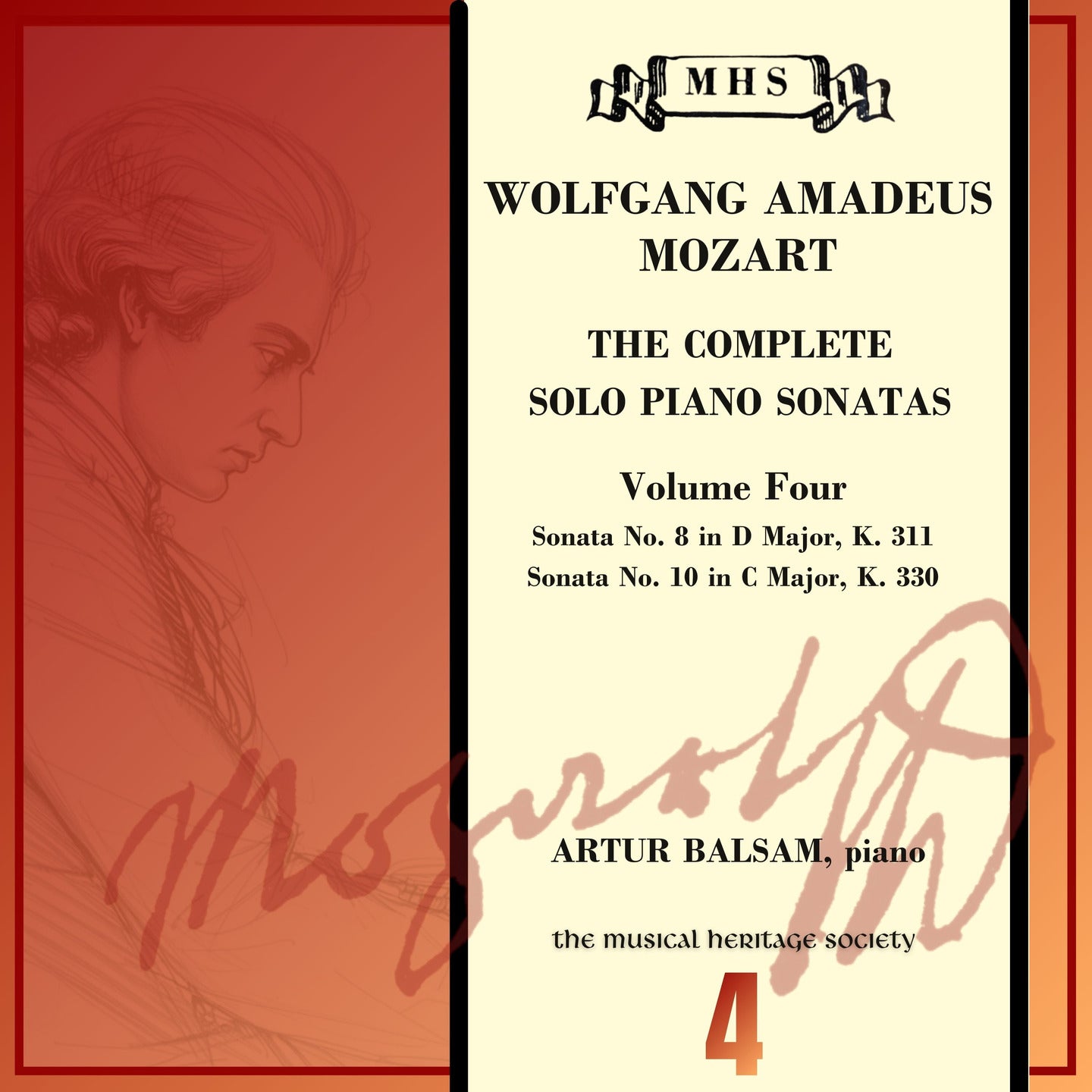 Piano Sonata No. 10 in C Major, K. 330 I. Allegro moderato