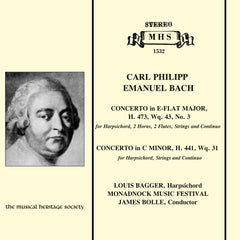 BACH, CARL PHILIPP EMANUEL: Concertos for Harpsichord - Louis Bagger, Monadnock Music Festival