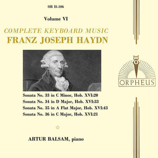 Haydn: Complete Keyboard Music, Vol. 06 - Artur Balsam