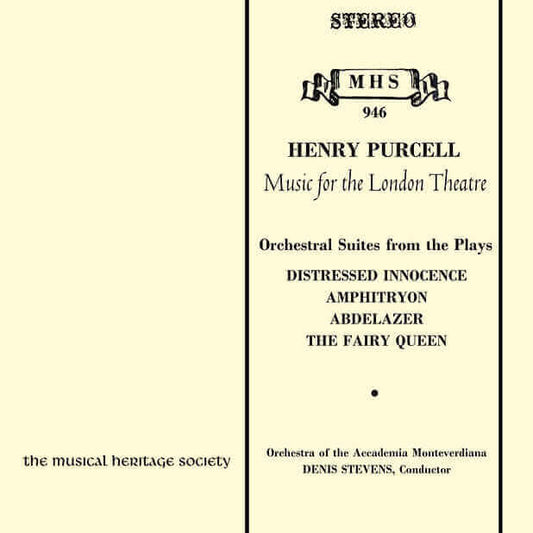 PURCELL: MUSIC FOR THE LONDON THEATER