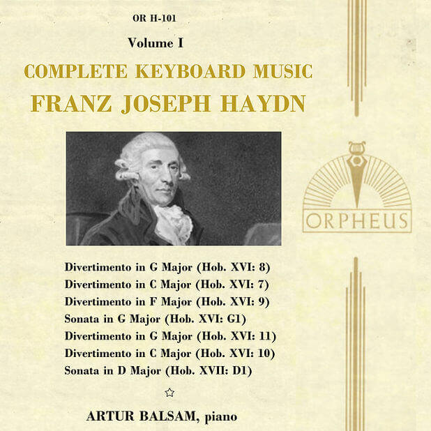 Haydn: Complete Keyboard Music, Vol. 01 - Artur Balsam