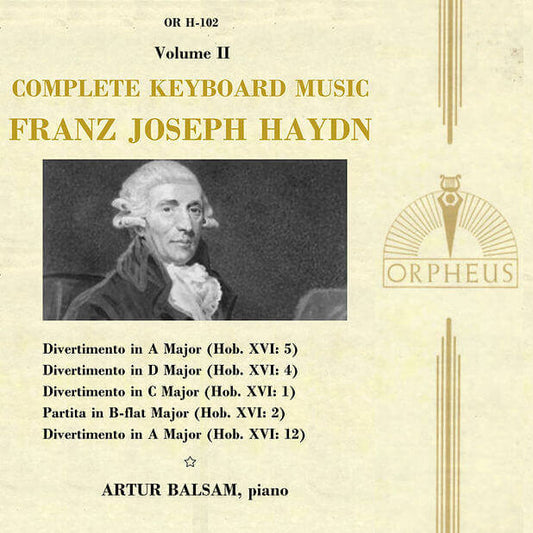 Haydn: Complete Keyboard Music, Vol. 02 - Artur Balsam