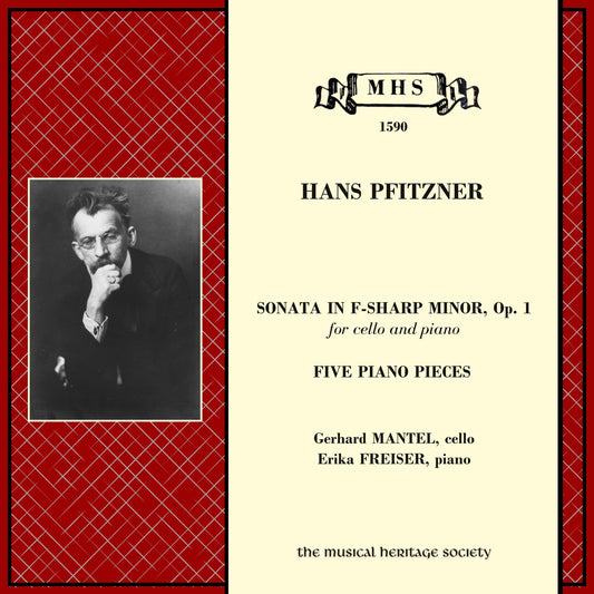 PFITZNER: Works for Cello and Piano