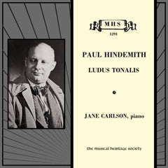 Hindemith: Ludus Tonalis - Jane Carlson