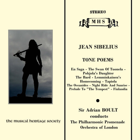 SIBELIUS: TONE POEMS - Sir Adrian Boult, Promenade Philharmonic Orchestra of London