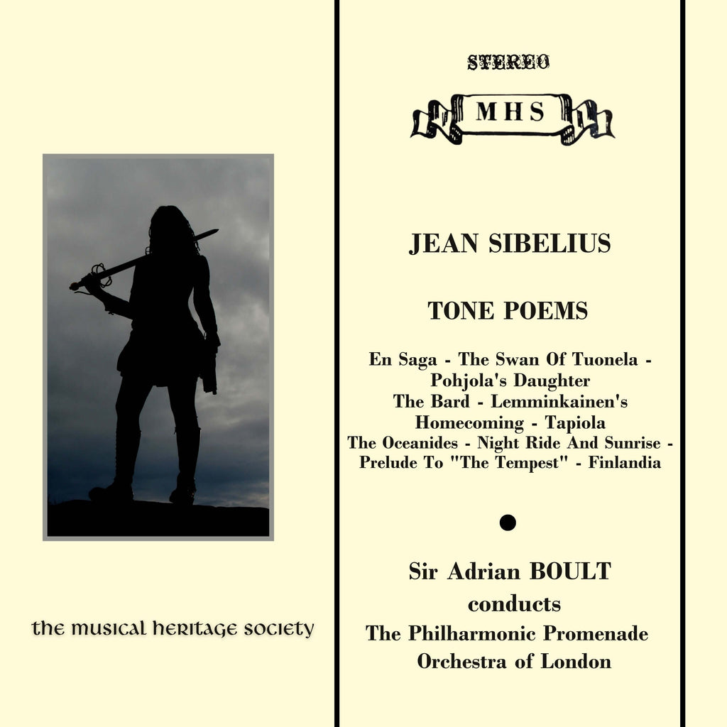SIBELIUS: TONE POEMS - Sir Adrian Boult, Promenade Philharmonic Orchestra of London
