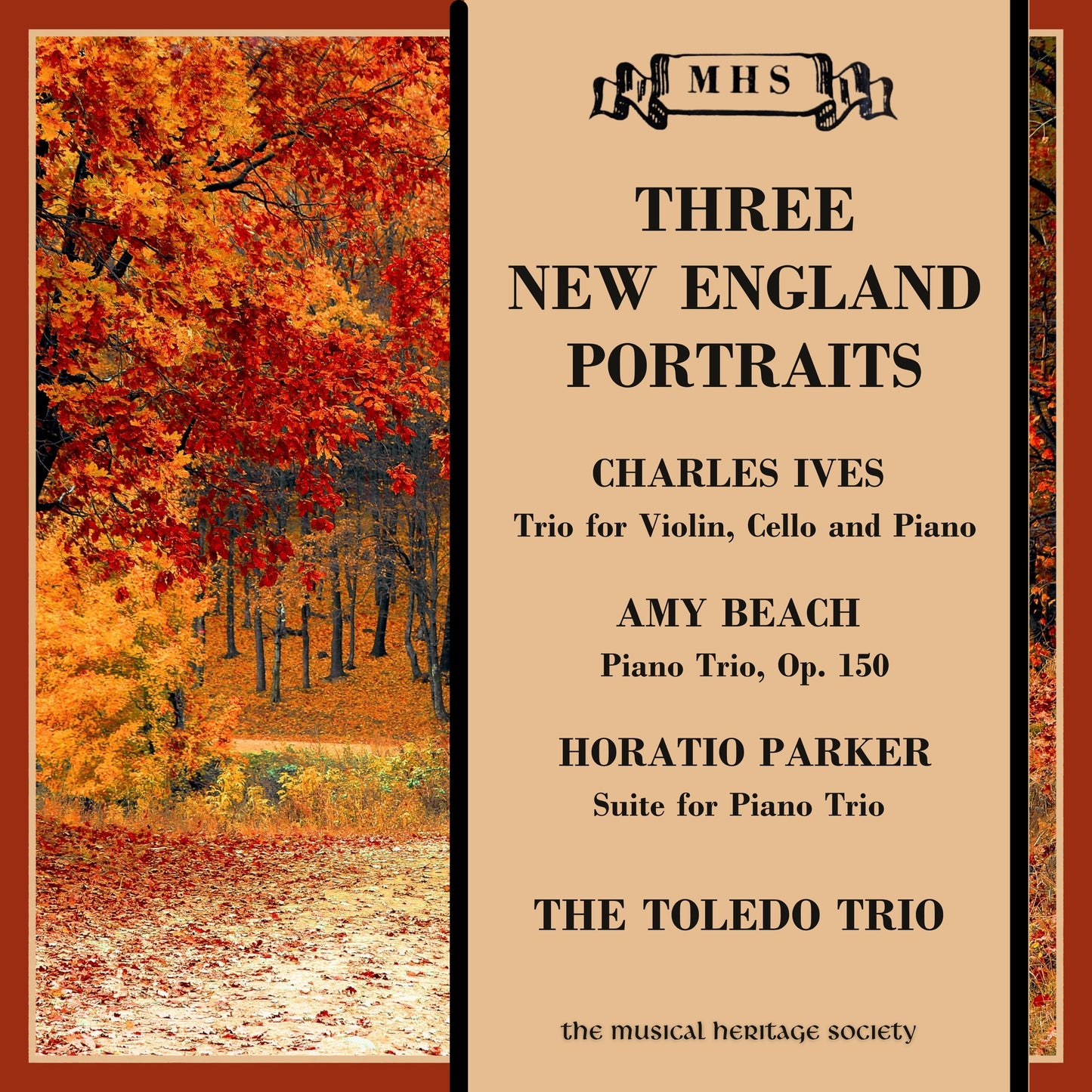 Three New England Portraits (Ives, Beach, Parker) - The Toledo Trio